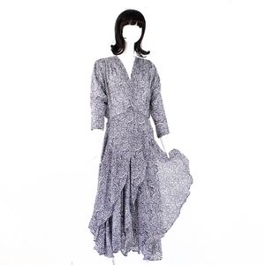 VTG 80's Chez Zvanni India SILK Dress